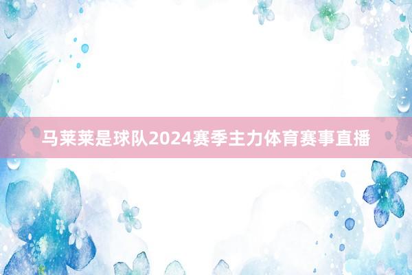 马莱莱是球队2024赛季主力体育赛事直播