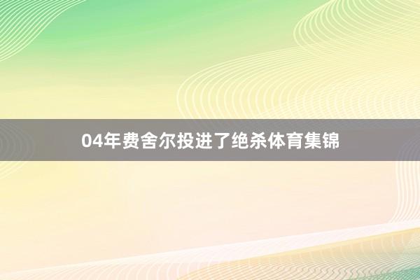 04年费舍尔投进了绝杀体育集锦