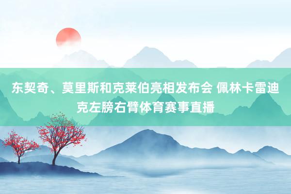 东契奇、莫里斯和克莱伯亮相发布会 佩林卡雷迪克左膀右臂体育赛事直播